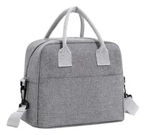Comprar Bolsa Térmica Lancheira Marmita Feminina Masculina Fitness Portátil Alça Ombro Trabalho Academia Escola Leve Lisa
