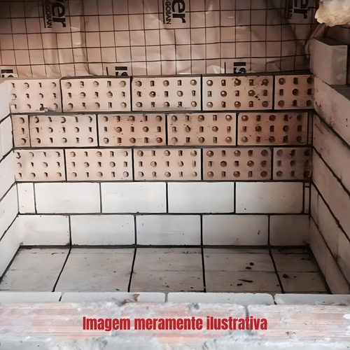 Tijolo Refratário P/ Churrasco E Forno - 2 Unidade