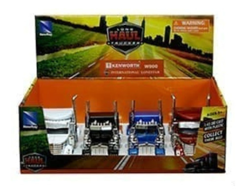 1:43 New Ray Cabina De Camión Peterbilt Modelo 379 Blanco Blanco