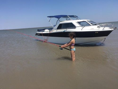 Lancha Tracker Cabinado/ Evinrude Etec 150 120 Hs C/trailer