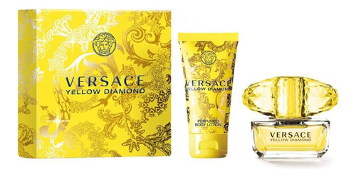 Perfume Gianni Versace Yellow Diamond Edt, 90 Ml, Juego De 2