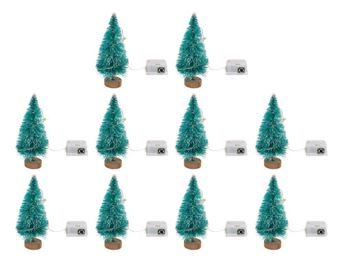 Árbol De Navidad Para Muñecas, 10 Unidades, Casita De Muñeca