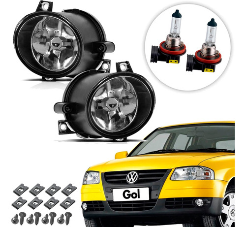 Par Cibie Neblina Vw Saveiro G4 2008 Original