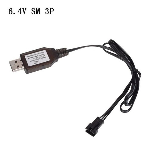 6.4v/7.4v Cargador Li-i Sm-3p Rc Toys Control Remoto Positiv