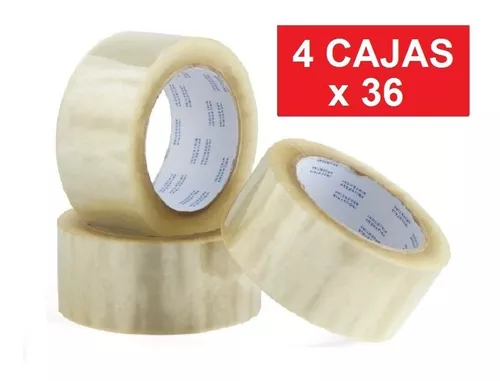 Rollo Cinta Para Embalaje 48 X 100 - 4 Cajas 36 Un. - Oferta