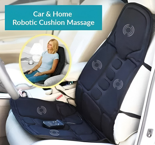 Cojín Masaje Robótico Asiento Auto Camioneta Furgón