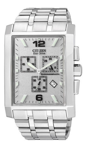 Reloj Citizen Hombre At091051a Acero Inoxidable Plateado Color Del Fondo Gris