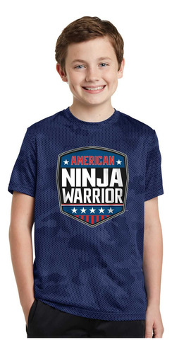 American Ninja Warrior - Camiseta De Rendimiento De Camufla.