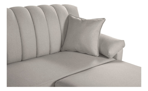 Sala Modular Calatrava Makora Essentials De Lino Reversible Color Gris