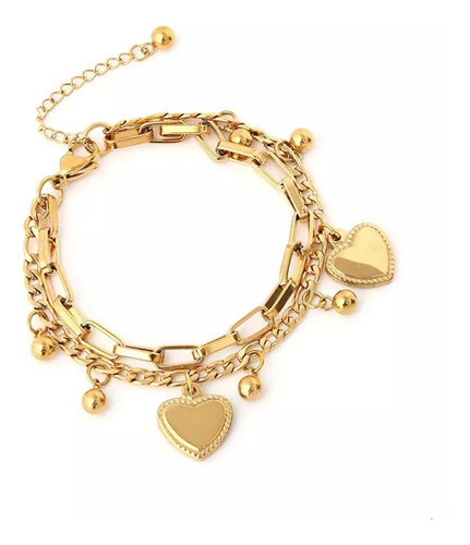 Pulsera De Dama Con Baño De Oro - Zavana