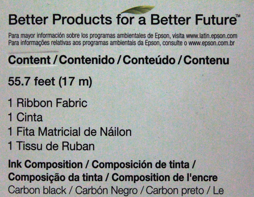 Cinta Epson Original S015329 Epson Fx-890/fx-890ii Vigente