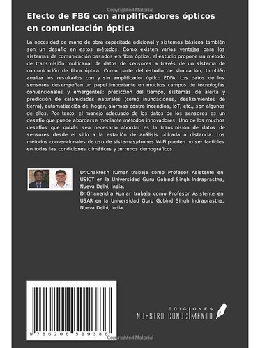 Efecto De Fbg Con Amplificadores Opticos En Comunicacion Opt