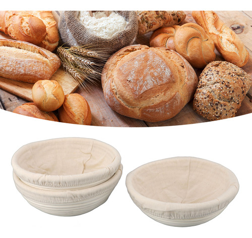 Cesta Redonda Para Hornear Pan De Masa Madre