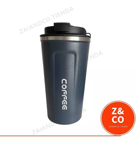 Vaso Café Térmico Acero Inox Con Sensor De Temperatura 500ml