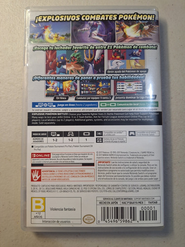 Pokkén Tournament Dx Nintendo Switch (Usado)