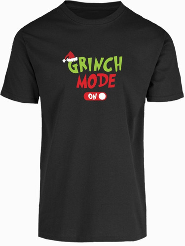 Playera Hombre Navideña- Merry Christmas- Grinch Mod. 04