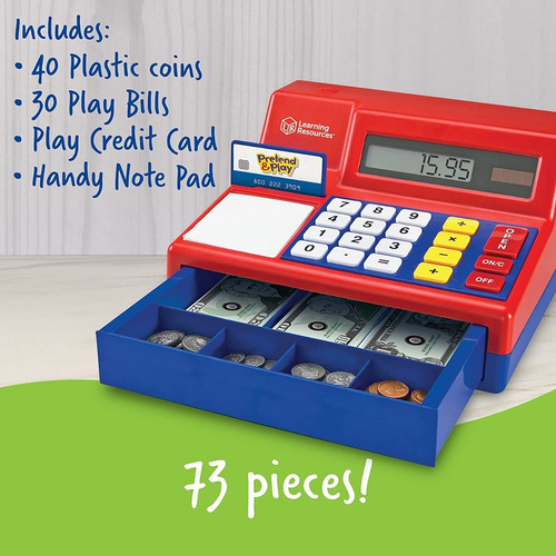 Caja Registradora De Juguete Calculadora Juego Para Niños
