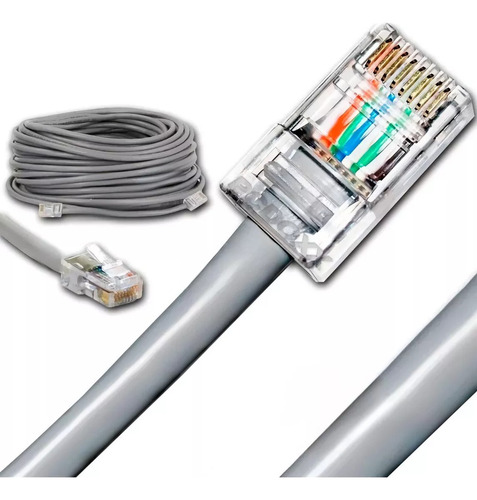 Cable Ethernet Lan Red Cat5e Rj45/8p8c De 10 Metros