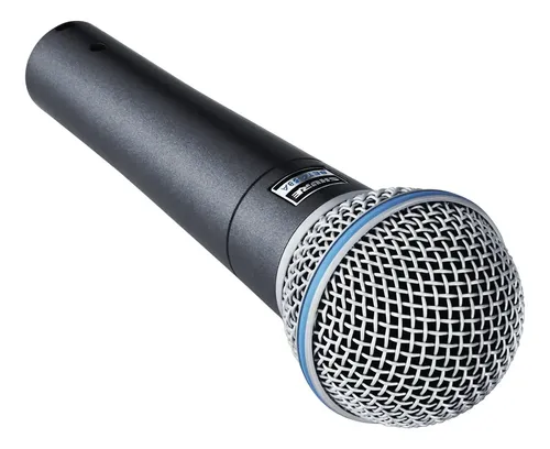 Shure Beta 58A サウンドハウス購入　メキシコ製 Microfone Profissional Cinza Shure Beta 58A para Vocais ao Vivo e