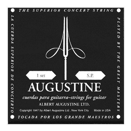 Augustine  Cuerdas Guitarra Criolla Clasica Baja Tension Cuo