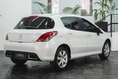 Imagen 6 de 10 de Peugeot 308 Allure 1.6 Nafta 2017 Color Blanco Impecable!
