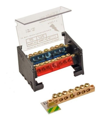 Distribuidor Bornera Bipolar 2 7 125a Profesional Elent