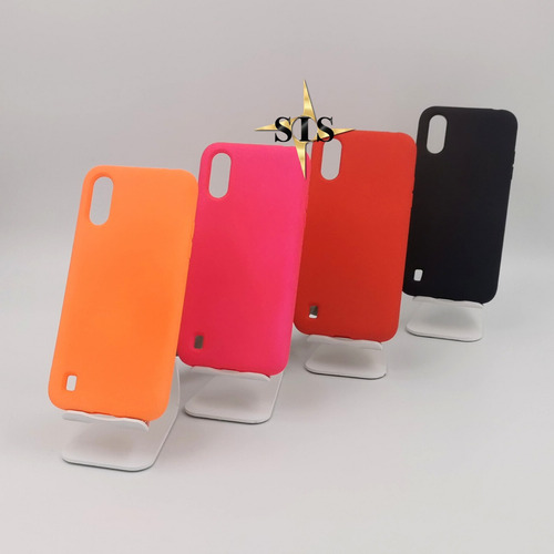 Imagen 3 de 10 de Estuche Protector Funda Samsung A01 + Vidrio Gratis