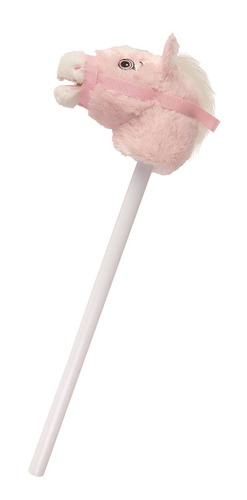 Rockin ' Jinete Animado Peluche Hablando Stick Pony Rosa