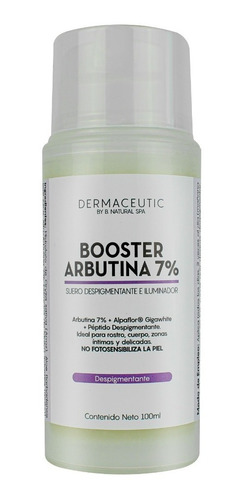 Imagen 1 de 6 de Booster Arbutina 7% Aclarante Rostro, Cuerpo, Zonas Íntimas