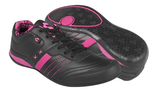 Tenis Casuales Charly Para Mujer Simipiel Negro 1044216