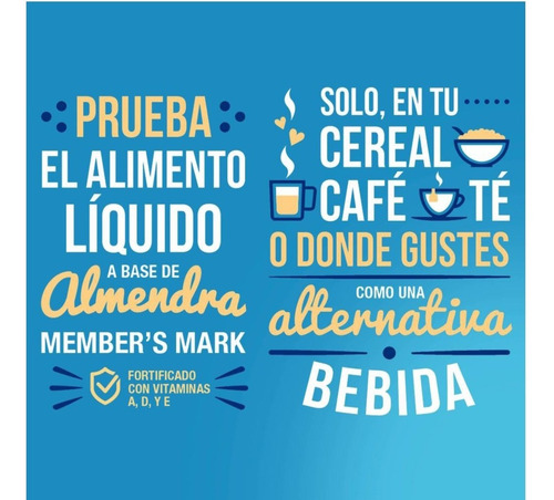 Leche De Almendras Member's Mark 6 Pack