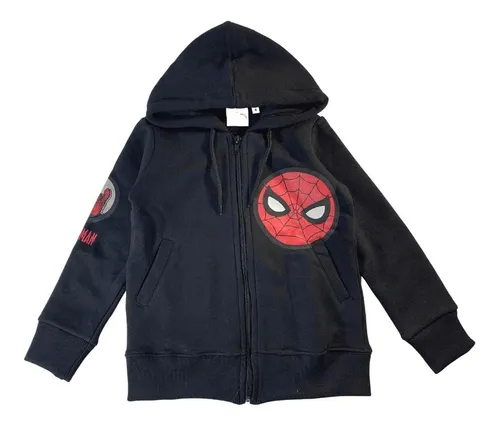 MARVEL Pijama Niño Spiderman Arañas Negro Marvel