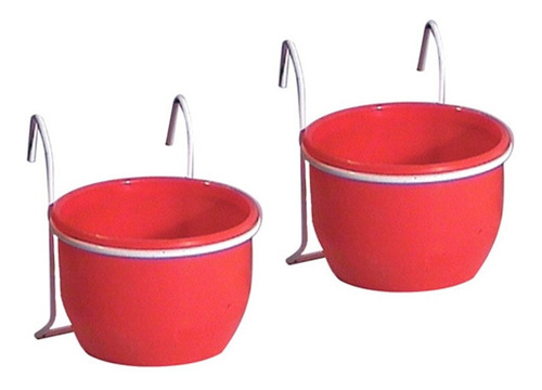 Jogo De Caneca Plástica Com Suporte De Arame