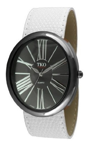 Reloj Tko Orlogi Tk617-bwt De Mujer, Esfera Blanca, Cuero