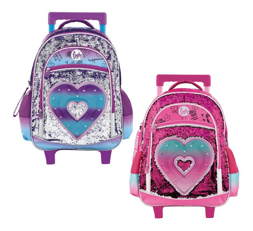 Mochila Carrito 18p Love Corazón Ct Plumitaa F1231