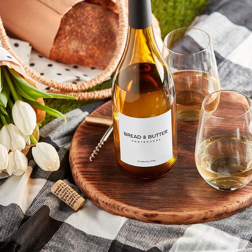 Pack De 6 Vino Blanco Bread And Butter Chardonnay 750 Ml