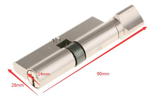 3 Cilindro De Seguridad Para Puerta De Aluminio: 3 Piezas