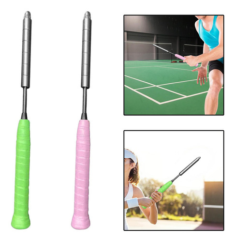 Raqueta De Bádminton Swing Bádminton Power Enhance Grip