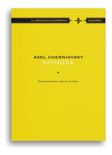 Spinoza - Cherniavsky Axel (libro)