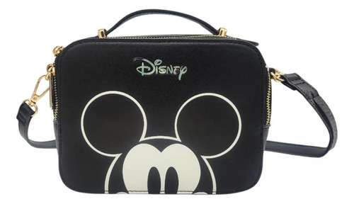 Bolsa Accesorio Cross Body Mickey Negro Mujer Fbm4