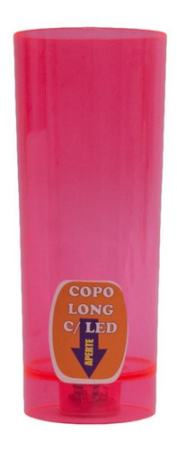 Imagem 1 de 1 de Copos C/ Luz Led Long Drink 350ml