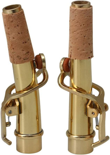 Accesorios Para Saxofón De Madera Y L Dorado De 10x3cm...