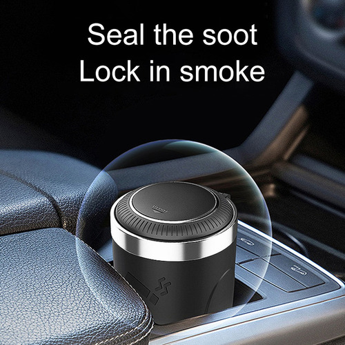 Cenicero De Cigarrillos De Coche Con Tapa Portátil