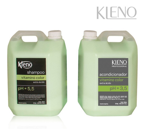 Shampoo Y Acondicionador X 5 Litros Kleno