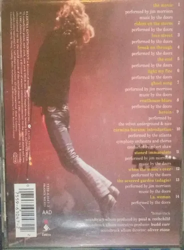 The Doors. Banda De Sonido. Cd (Usado)