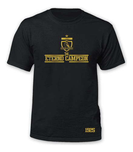 Polera Colo Colo - Copa 34 - Eterno Campeon - Estampaking