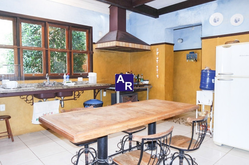 Imagem 7 de 30 de Granja Viana Casa Estilo Chácara Semi Térrea De 4 Suítes 600m2 E Terreno 2110m2 Com Piscina - Cc00153 - 68501940