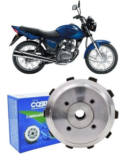 Kit Embreagem Completa Cg 150 Titan Ks 2004 Até 2013 Cobreq