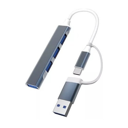 Hub Usb C  4 En 1 Mini Portatil Mac Macbook Pro