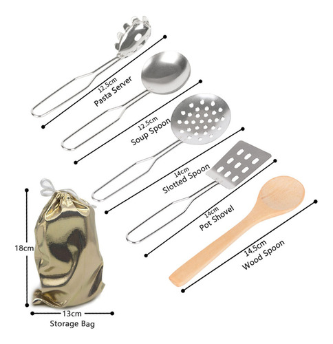 Juego De Utensilios De Cocina, Pala Para Niños, Olla Y Cucha